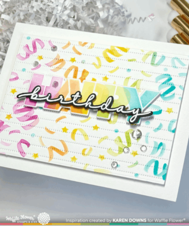 Alternative view of WAFFLE FLOWER - Overlapping Happy Additions Stamp Set