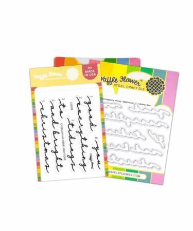 WAFFLE FLOWER - Overlapping Merry Additions Combo