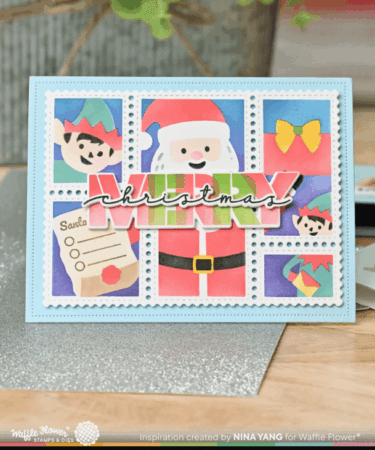 Alternative view of WAFFLE FLOWER - Overlapping Merry Additions Combo