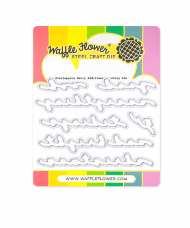 WAFFLE FLOWER - Overlapping Merry Additions Matching Die