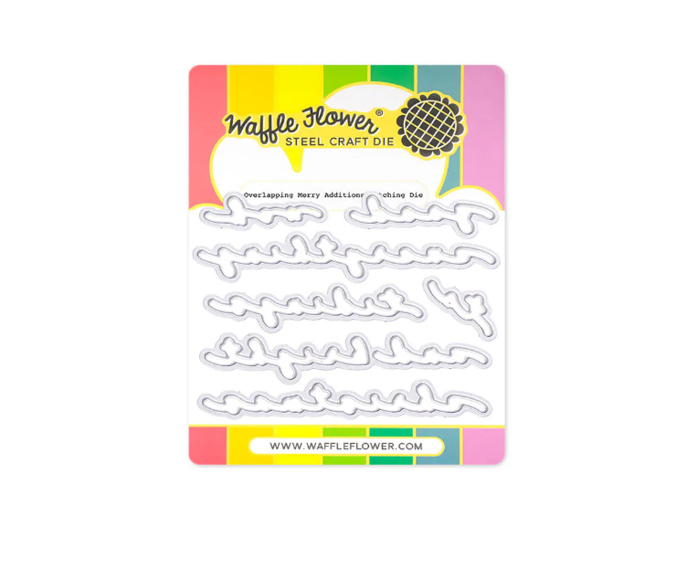 WAFFLE FLOWER - Overlapping Merry Additions Matching Die