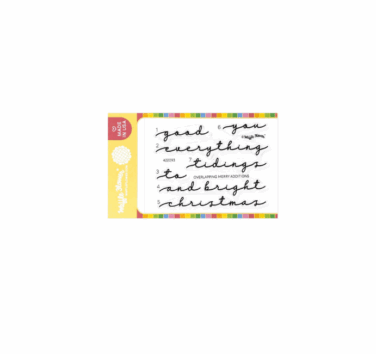 WAFFLE FLOWER - Overlapping Merry Additions Stamp Set