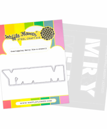 WAFFLE FLOWER - Overlapping Merry Die-n-stencil