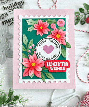 Alternative view of WAFFLE FLOWER - Warm Wishes Combo