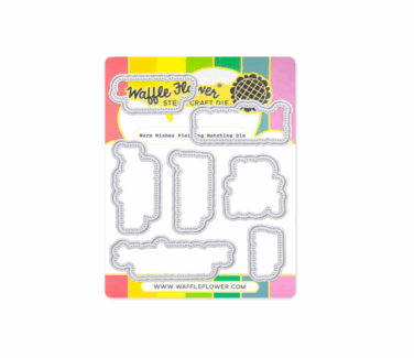 WAFFLE FLOWER - Warm Wishes Piercing Matching Die