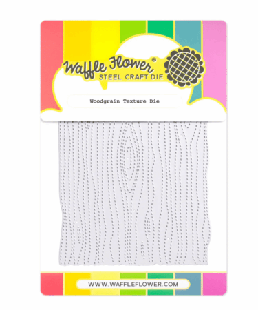 WAFFLE FLOWER - Woodgrain Texture Die