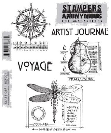 Stampers Anonymous Tim Holtz - Classics #1 Cling Mount Stamps