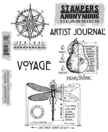 Stampers Anonymous Tim Holtz - Classics #1 Cling Mount Stamps