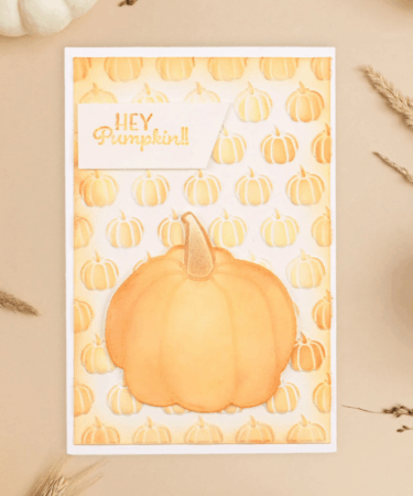 Alternative view of Vaessen Creative • Embossing Folder Pumpkins 5.9x5.9in 1pcs