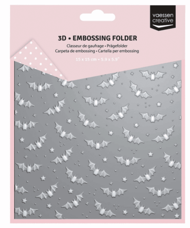Vaessen Creative • Embossing Folder Bats 5.9x5.9in 1pcs