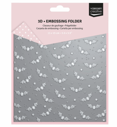 Vaessen Creative • Embossing Folder Bats 5.9x5.9in 1pcs