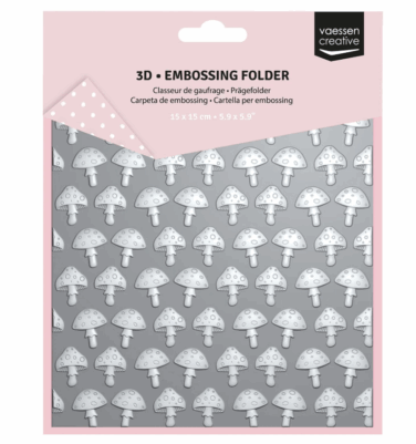 Vaessen Creative • Embossing Folder Mushrooms 5.9x5.9in 1pcs