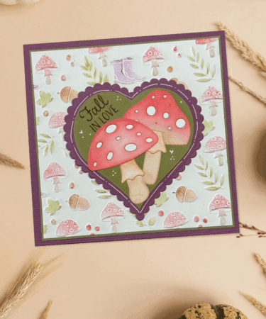 Alternative view of Vaessen Creative • Embossing Folder Autumn Icons 5.9x5.9in 1pcs