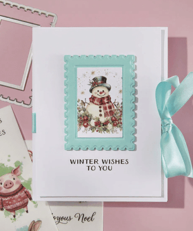 Alternative view of Spellbinders - Postage Stamps 3D Emboss & Cut Folder