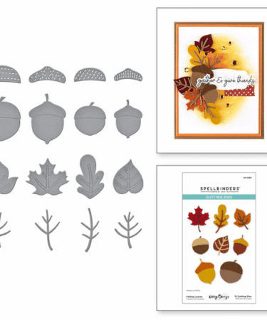 Spellbinders - Falling Leaves Etched Dies