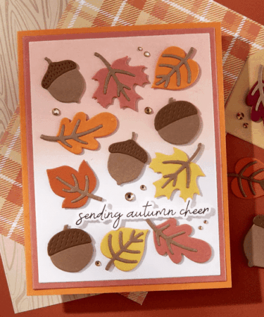 Alternative view of Spellbinders - Falling Leaves Etched Dies