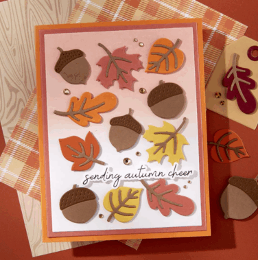 Alternative view of Spellbinders - Falling Leaves Etched Dies