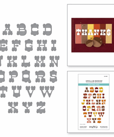 Spellbinders - Autumn Alpha Etched Dies