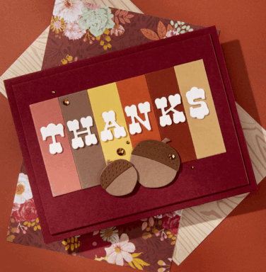 Alternative view of Spellbinders - Autumn Alpha Etched Dies