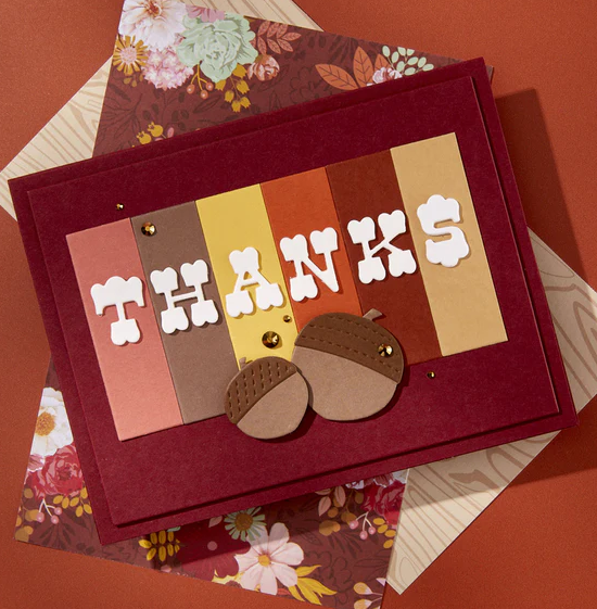 Spellbinders - Autumn Alpha Etched Dies - immagine 2