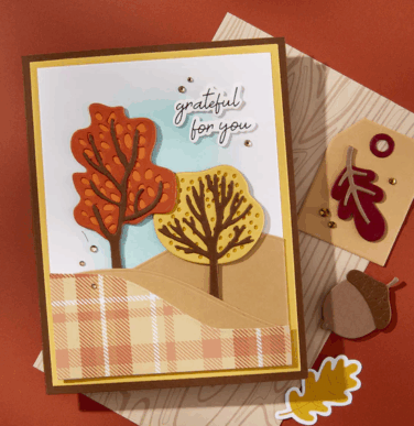 Alternative view of Spellbinders - Changing Trees Etched Dies