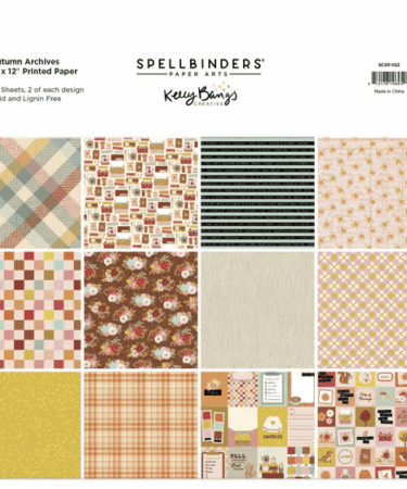 Spellbinders - Autumn Archives 12x12" Printed Paper