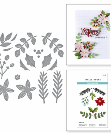 Spellbinders - Christmas Foliage Etched Dies