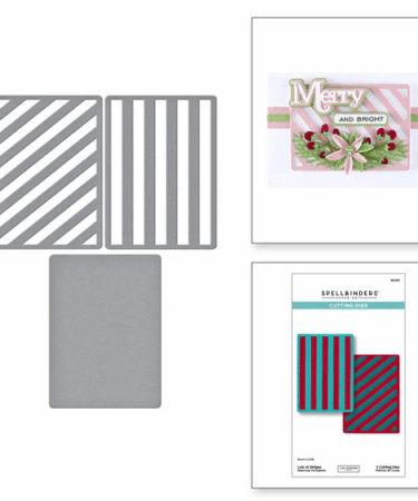 Spellbinders - Lots of Stripes Etched Dies