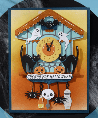 Alternative view of Spellbinders - Cuckoo Cottage Sentiments BetterPress Plate & Die Set