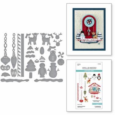 Spellbinders - Chiming Christmas Etched Dies