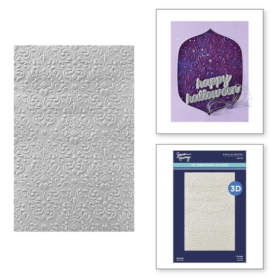 Spellbinders - Damask 3D Embossing Folder