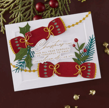 Alternative view of Spellbinders - Christmas Cracker Etched Dies