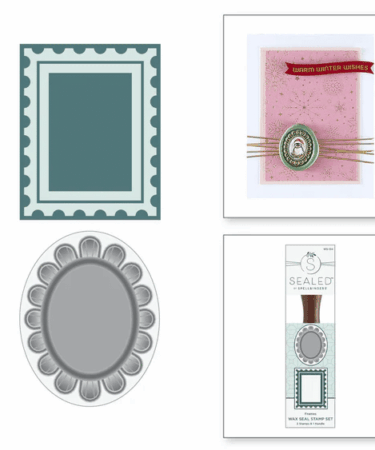 Spellbinders - 2 Pack Frames Wax Seal Stamps