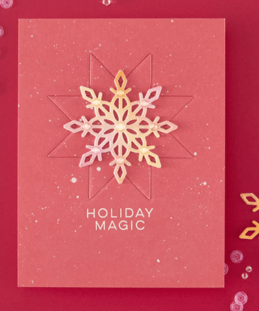 Alternative view of Hero Arts - Snowflake Star Etched Dies