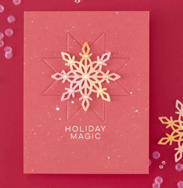 Alternative view of Hero Arts - Snowflake Star Etched Dies