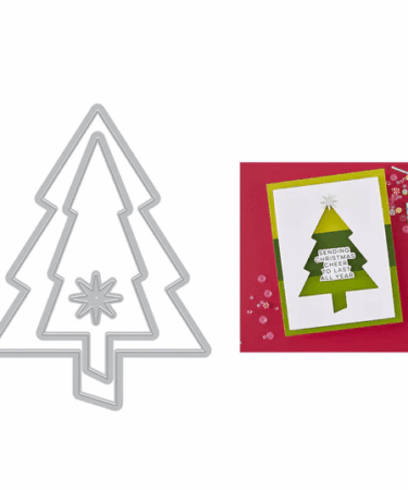 Hero Arts - Festive Tree Die Etched Dies