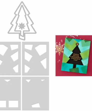 Hero Arts - Very Merry Tree Die & Stencil Bundle