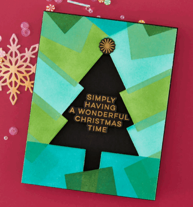 Alternative view of Hero Arts - Very Merry Tree Die & Stencil Bundle