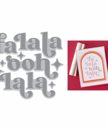Hero Arts - Fa La La BetterPress + Foil Set