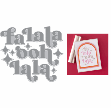 Hero Arts - Fa La La BetterPress + Foil Set