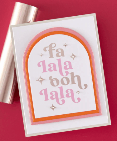 Alternative view of Hero Arts - Fa La La BetterPress + Foil Set