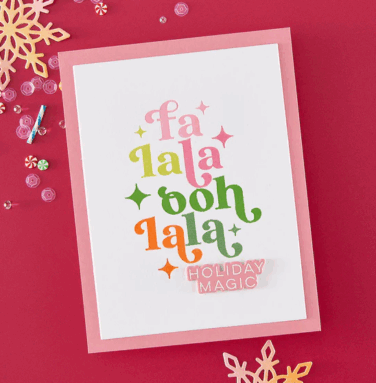 Alternative view of Hero Arts - Modern Holiday Greetings Clear Stamp Set