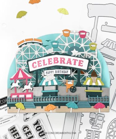 Alternative view of Concord & 9th - Boardwalk Stacks Stamp Set (3 x 4)