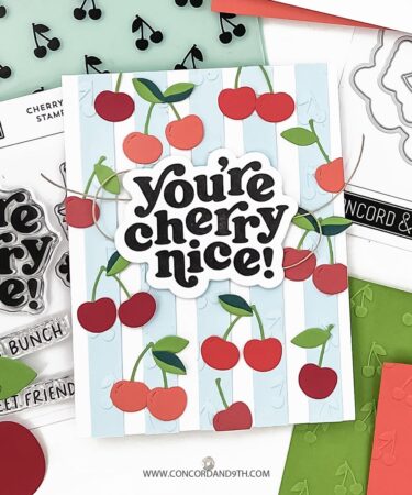 Alternative view of Concord & 9th - Cherry Nice Stamp Set (4 x 4)