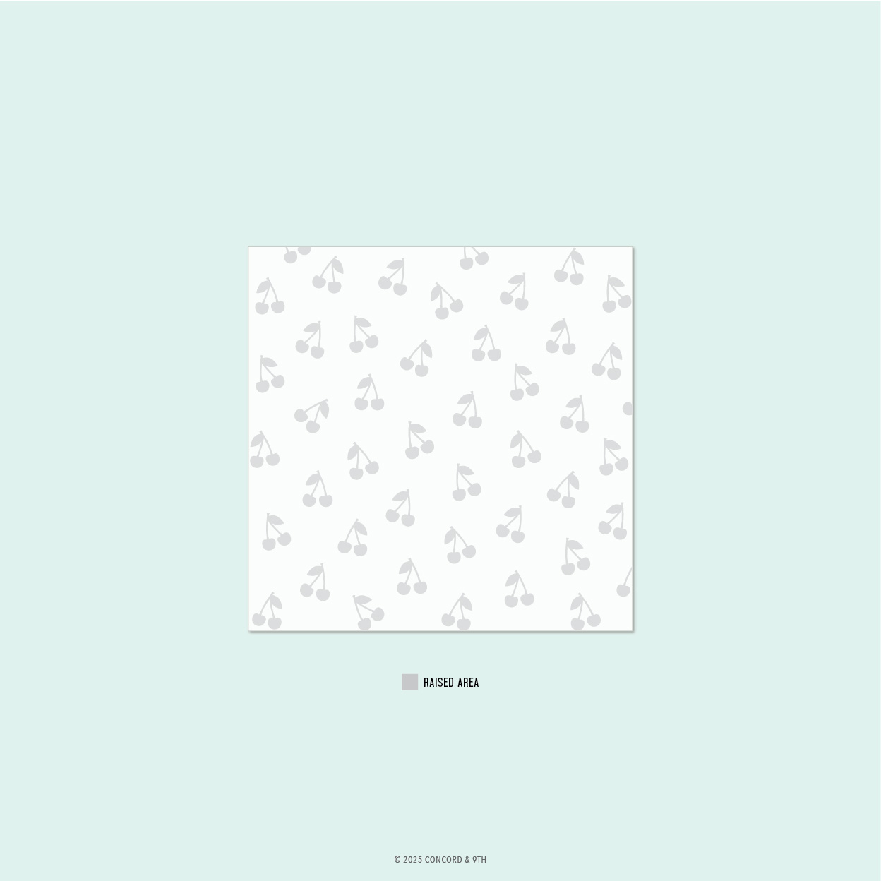 Concord & 9th - Cherry Nice Embossing Folder (6 x 6)