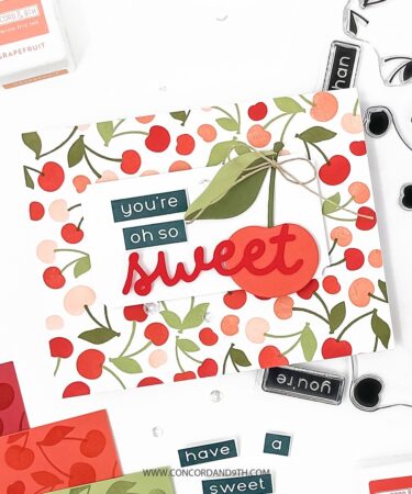 Alternative view of Concord & 9th - Cherry Turnabout™ Stamp Set (6 x 8)