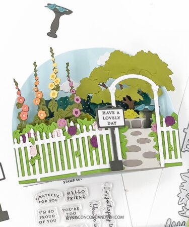 Alternative view of Concord & 9th - Secret Garden Stacks Stamp Set (3 x 3)