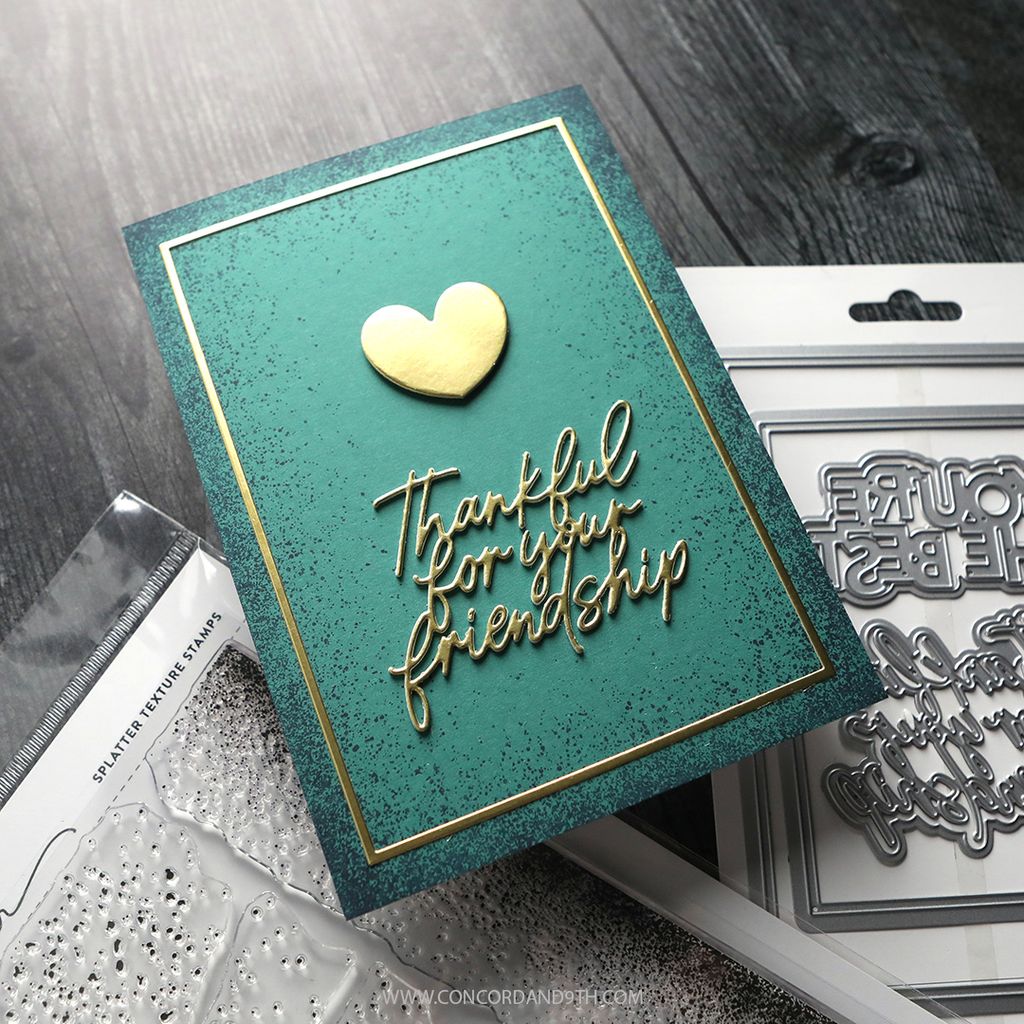 Concord & 9th - Splatter Texture Stamp Set (6 x 6) - immagine 2