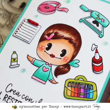 Alternative view of TOMMY ART - Tommy clear stamps – Scrapper queen by Dolcelegno