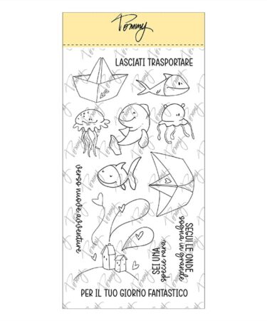 TOMMY ART - Tommy clear stamps – Segui le onde by Laura Cortinovis